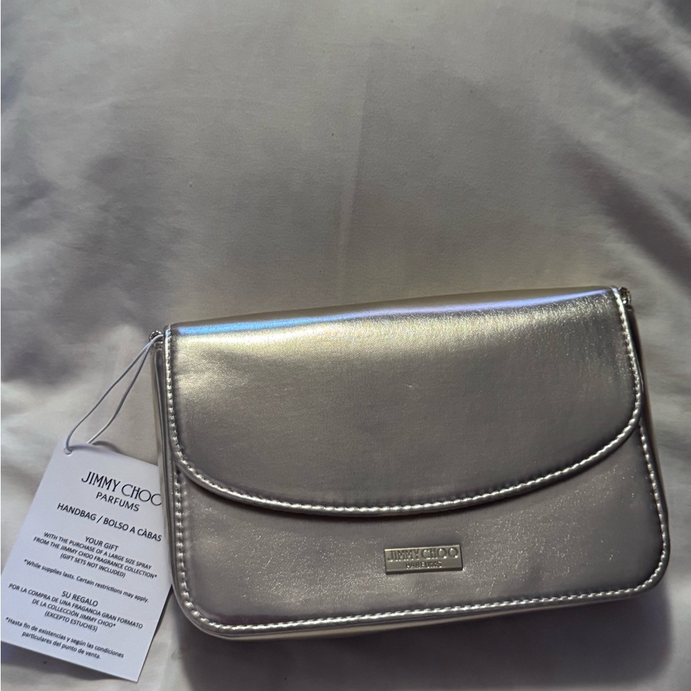 Jimmy Choo Parfums gold Handbag Purse Shoulder Bag Crossbody New